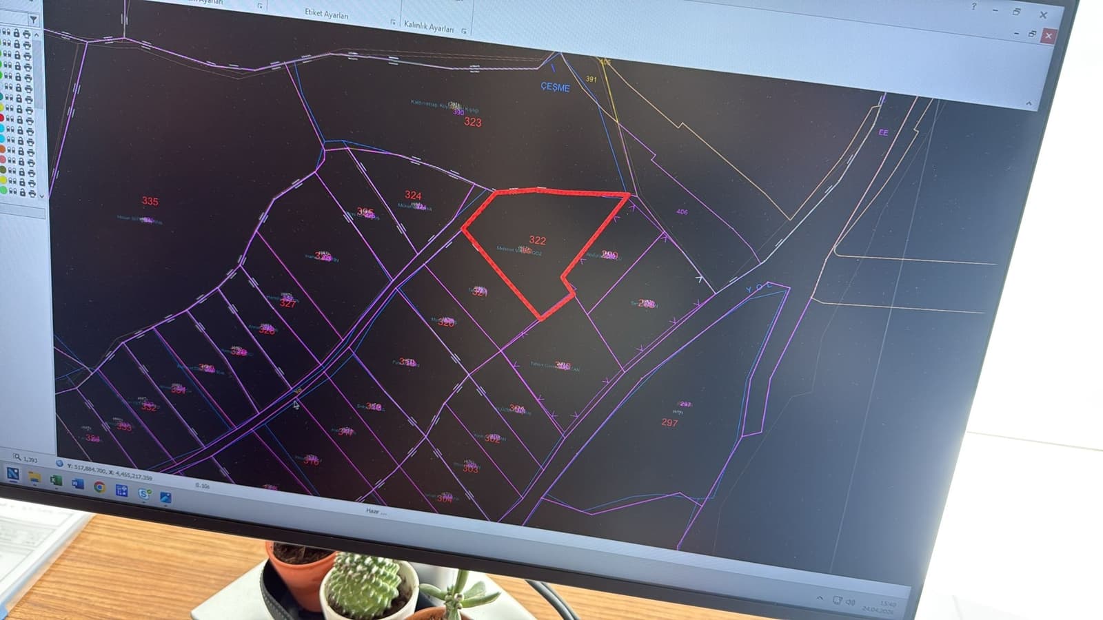 ÇANAKKALE BİGA KALDIRIMBAŞINDA 1.335 m² SATILIK TARLA