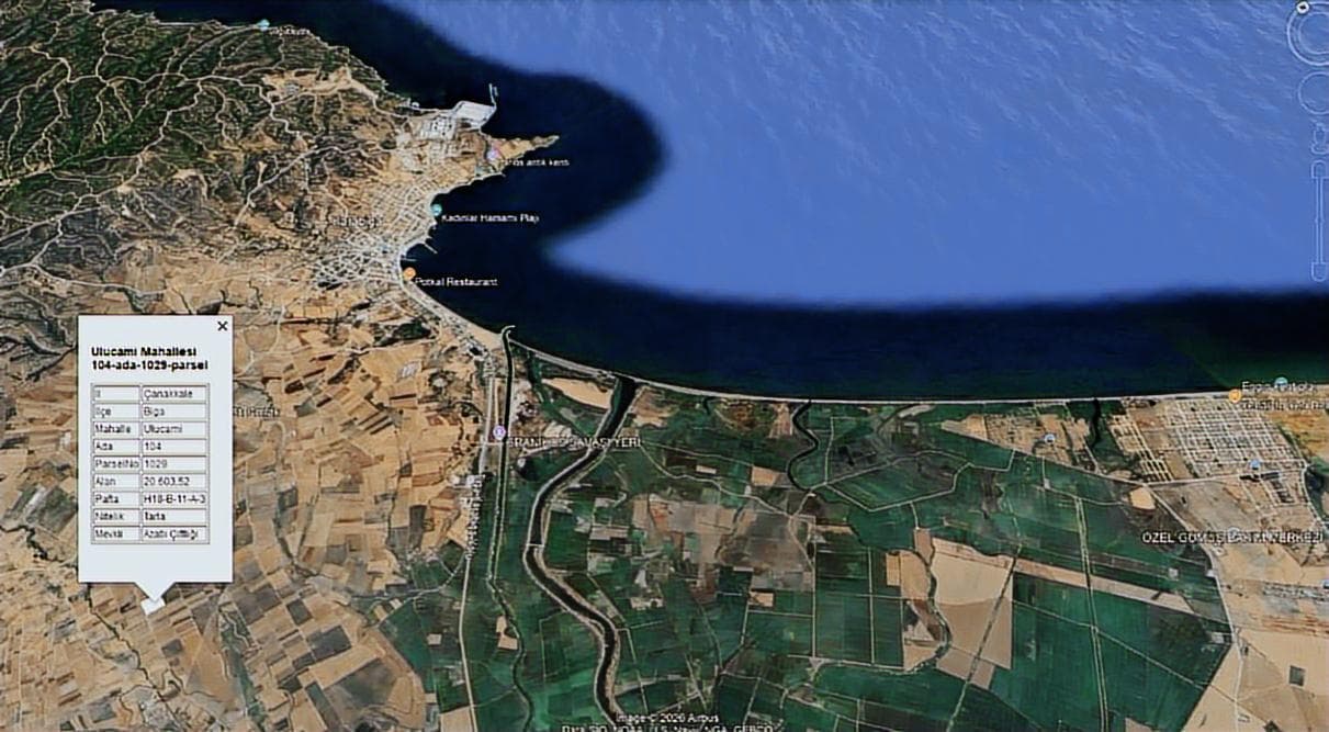 ÇANAKKALE BİGA KARABİGA ULUCAMİ MAH. 20.603 M2 FIRSAT TARLA