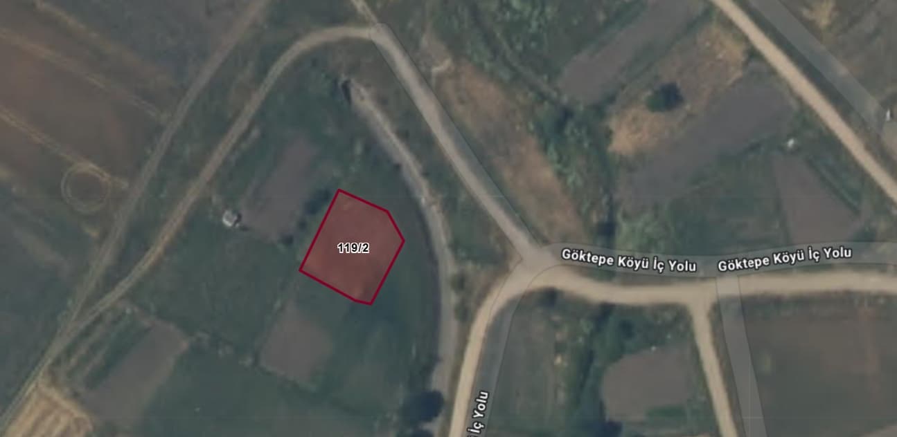 ÇANAKKALE BİGA GÖKTEPEDE 489 m² SATILIK FIRSAT ARSA
